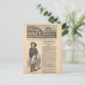 Buffalo Bill - Beadle's Half Dime Library 1879 Briefkaart (Staand voorkant)