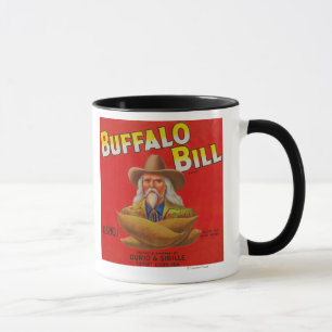 Buffalo Bill Brand Yam Crate Label Mok