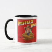 Buffalo Bill Brand Yam Crate Label Mok (Links)