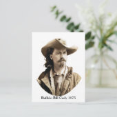 Buffalo Bill Cody 1875 Briefkaart (Staand voorkant)