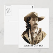 Buffalo Bill Cody 1875 Briefkaart (Voorkant / Achterkant)