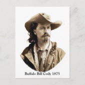 Buffalo Bill Cody 1875 Briefkaart (Voorkant)