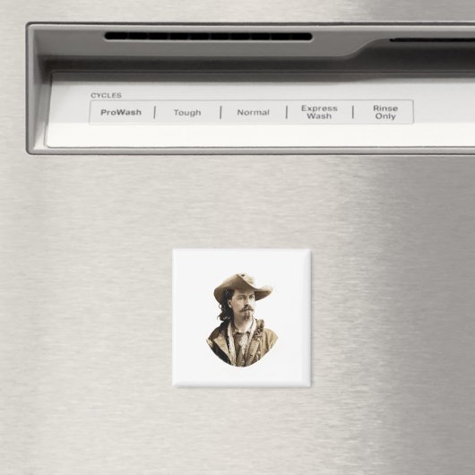 Buffalo Bill Cody 1875 Magneet (Insitu (Vaatwasser))