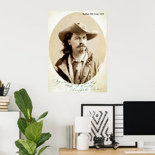 Buffalo Bill Cody 1875 Print (Thuiskantoor)