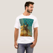 Buffalo Bill Cody beeld Cody, Wyoming & Verenigde  T-shirt (Voorkant volledig)