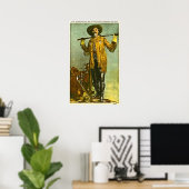 Buffalo Bill Cody - beroemde schutter en scout Poster (Thuiskantoor)