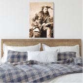 Buffalo Bill Cody - Circa 1880 Canvas Afdruk (Insitu (Slaapkamer))