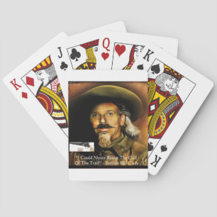 Buffalo Bill Cody His Gun & Quote Cadeaus & Kaarte Speelkaarten