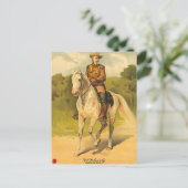 Buffalo Bill Cody op paard Briefkaart (Staand voorkant)