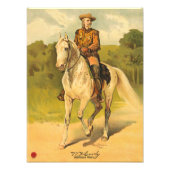 Buffalo Bill Cody op paard Foto Afdruk (Voorkant)