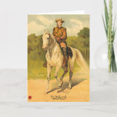 Buffalo Bill Cody op paard Kaart (Voorkant)