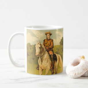 Buffalo Bill Cody op paard Koffiemok