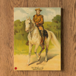 Buffalo Bill Cody op paard Poster