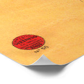 Buffalo Bill Cody op paard Poster (Hoek)