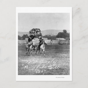 "Buffalo Bill" Cody Riding Horse Briefkaart