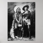 Buffalo Bill Cody & Sitting Bull - Circa 1885 Poster (Voorkant)