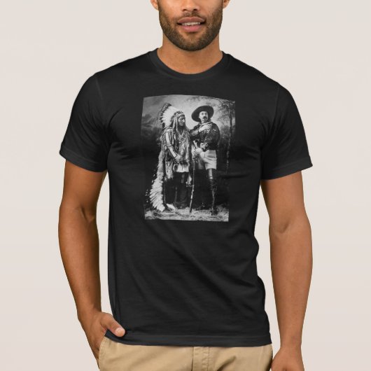 Buffalo Bill Cody & Sitting Bull - Circa 1885 T-shirt (Voorkant)