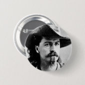 Buffalo Bill Cody Western Ronde Button 5,7 Cm (Voorkant /achterkant)