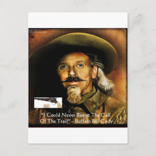 Buffalo Bill Cody Zijn Pistool & Citaat Cadeaus & Briefkaart