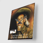 Buffalo Bill Cody Zijn Pistool & Quote Wandklok (Hoek)