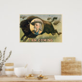 Buffalo Bill Cody's Wilde West Show - Circa 1900 Poster (Keuken)