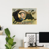 Buffalo Bill Cody's Wilde West Show - Circa 1900 Poster (Thuiskantoor)