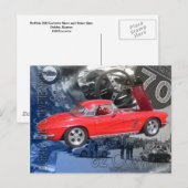 Buffalo Bill Corvette Show Poster Briefkaart (Voorkant / Achterkant)