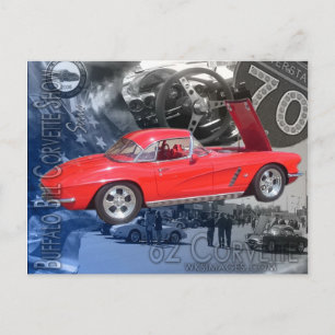 Buffalo Bill Corvette Show Poster Briefkaart