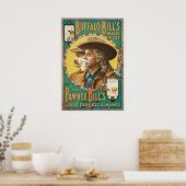 Buffalo Bill en Pawnee Bill Wild West Show Poster (Keuken)