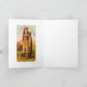 Buffalo Bill Handsomest Indiase Maiden 1880s Kaart (Binnen)