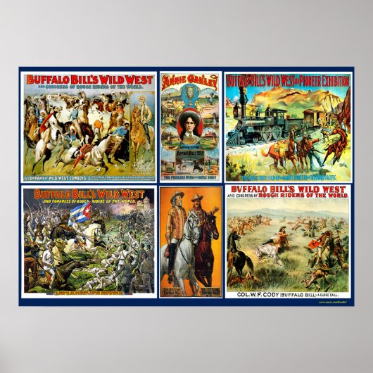 BUFFALO BILL MONTAGE POSTER (Voorkant)