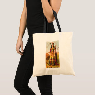 Buffalo Bill mooiste indiaanse meisje 1880s Tote Bag