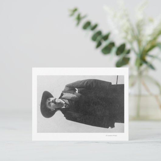 Buffalo Bill Portrait Briefkaart (Staand voorkant)