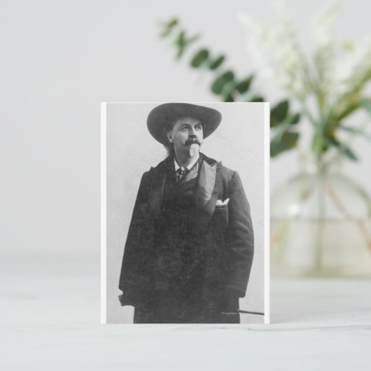 Buffalo Bill Portrait Briefkaart (Staand voorkant)
