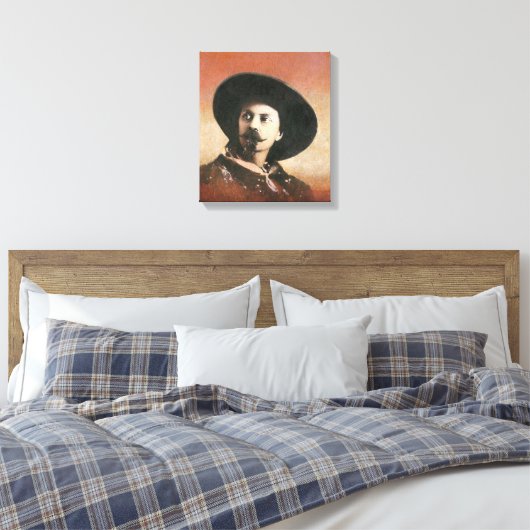  Buffalo Bill Portrait Canvas (Insitu (Slaapkamer))