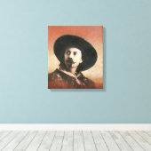  Buffalo Bill Portrait Canvas (Insitu (Houten vloer))