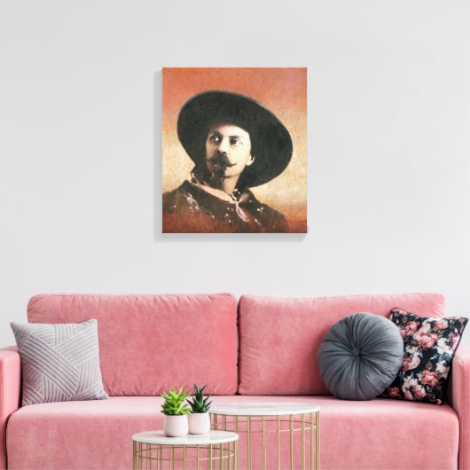  Buffalo Bill Portrait Canvas (Insitu (Woonkamer))