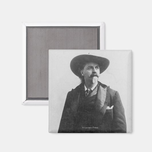 Buffalo Bill Portrait Magneet (Voorkant / Achterkant)