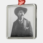 Buffalo Bill Portrait Metalen Ornament (Links)