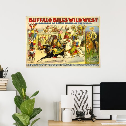  Buffalo Bill POSTER (repro) (Thuiskantoor)