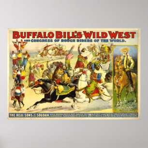 Buffalo Bill POSTER (repro)