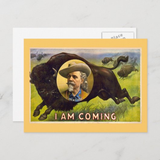 Buffalo Bill reclame rond 1900 Briefkaart (Voorkant / Achterkant)