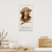 Buffalo Bill Rifle Shooter 1887 Poster (Keuken)