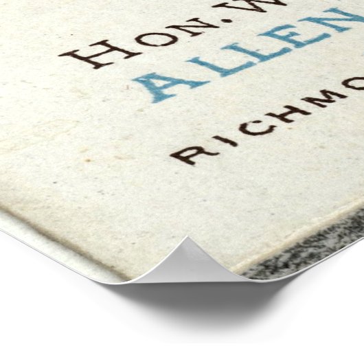 Buffalo Bill Rifle Shooter 1887 Poster (Hoek)