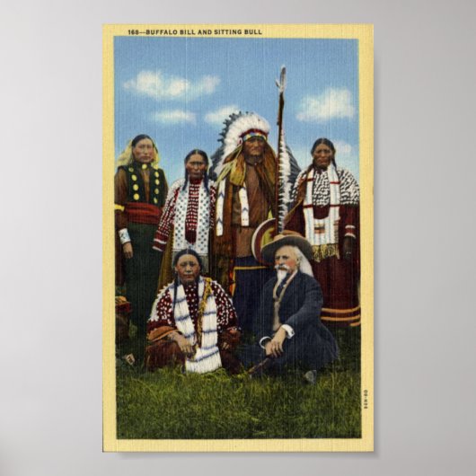 Buffalo Bill & Sitting Bull Poster (Voorkant)