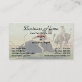 Buffalo Bill: Steer Riding 1889 Western Visitekaartje (Voorkant)