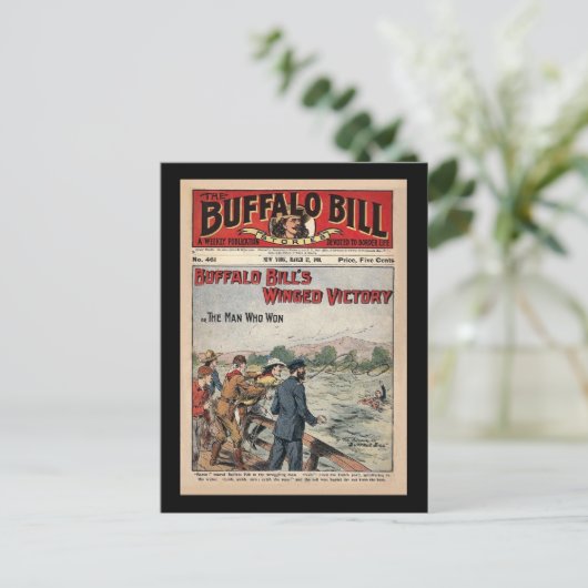 Buffalo Bill Stories - 1910 - Winged slachtoffer Briefkaart (Staand voorkant)