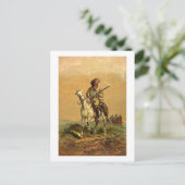 Buffalo Bill "The Scout"  reclame Briefkaart (Staand voorkant)