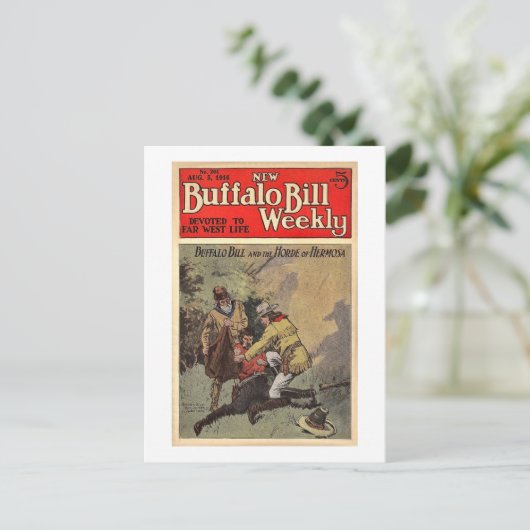 Buffalo Bill Weekly 12 -  Briefkaart (Staand voorkant)