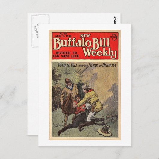 Buffalo Bill Weekly 12 - Briefkaart (Voorkant / Achterkant)